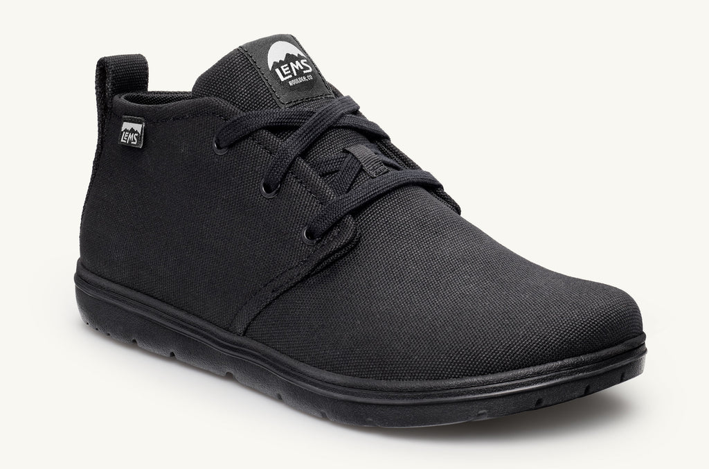 Chukka Donna Lems Stivali Tela Nere | BZI2389SI