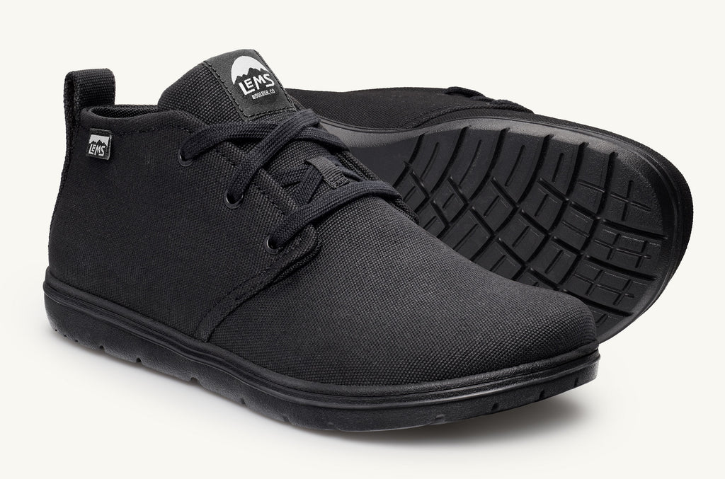 Chukka Donna Lems Stivali Tela Nere | BZI2389SI