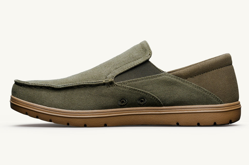 Drifter Donna Lems Scarpe Slip On Verde Oliva | RLM8938ZQ