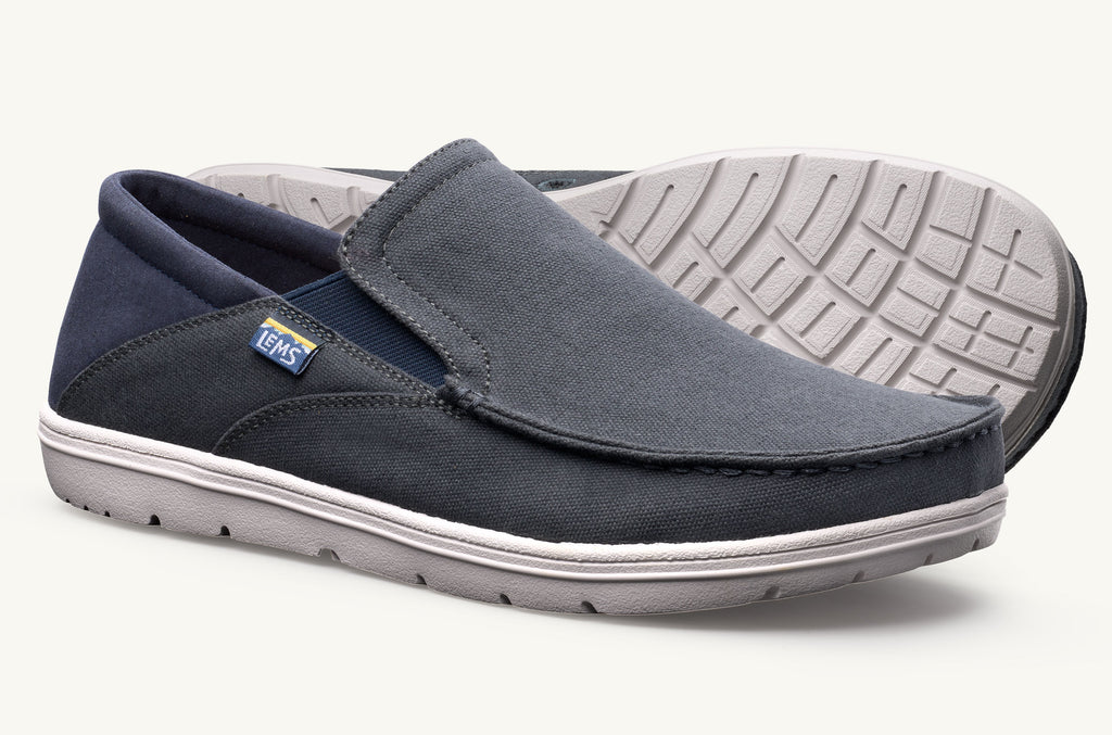 Drifter Uomo Lems Scarpe Slip On Grigie Blu Marino | OQW4946NC